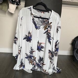 Free People flower Tunic